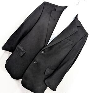 JOS. A. BANK! CASHMERE! 100% PURE LUXE, SOFT BLACK JACKET, BLAZER, COAT! SZ 40S